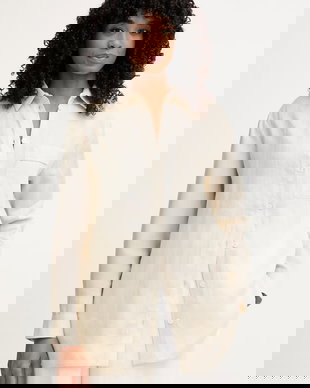 MM by Max Mara cămașă pentru femei, din in FILO