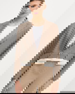 Sisley sacou cu un singur rând de nasturi femeiesc