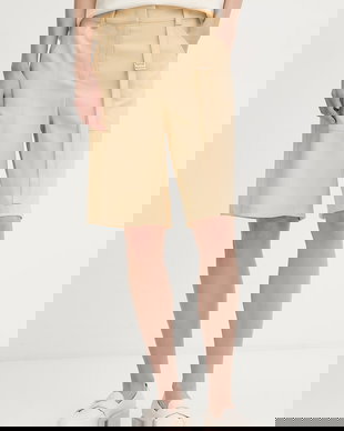 Patrizia Pepe pantaloni scurți eleganți de damă din vâscoză