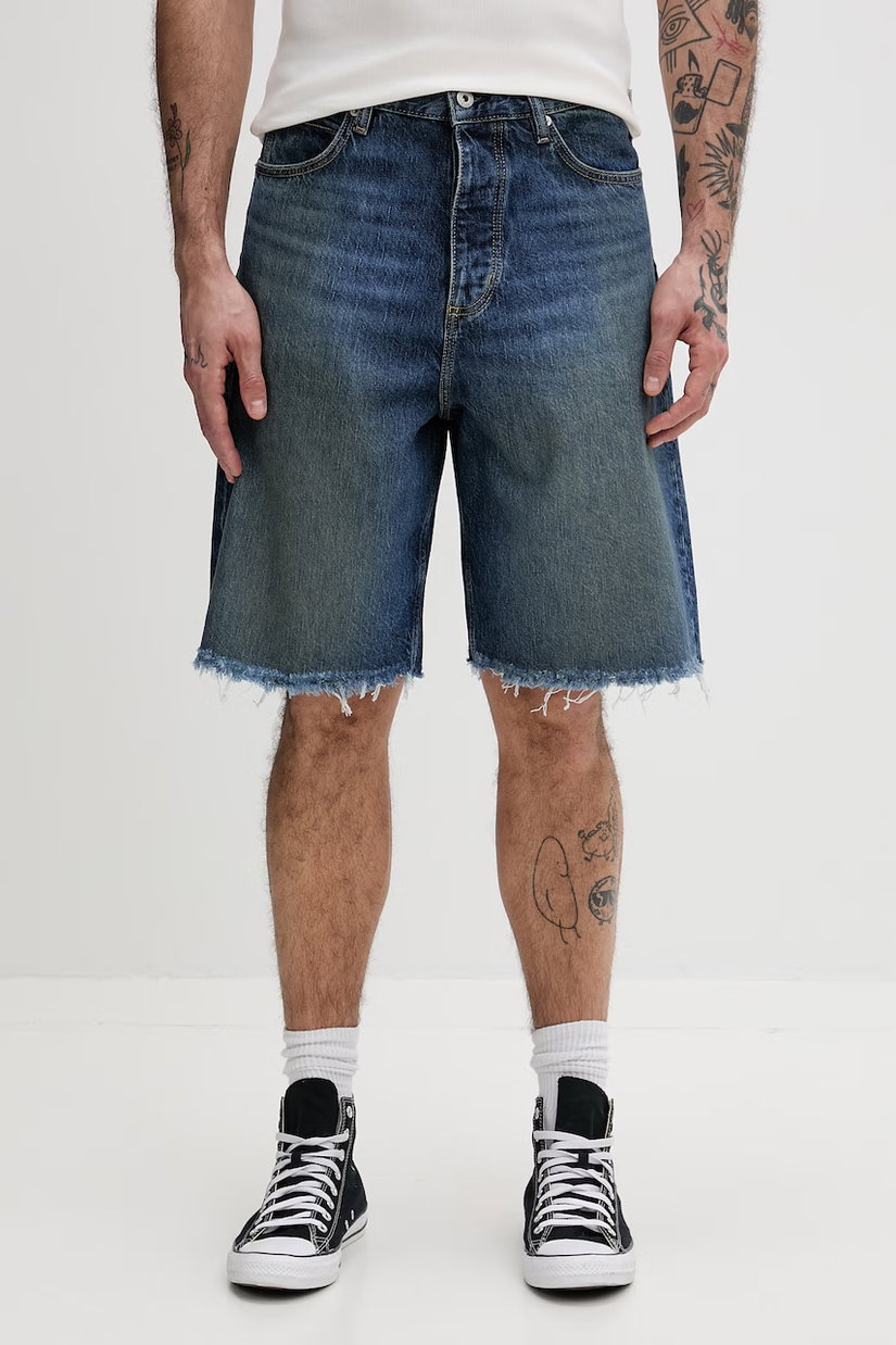 HUGO Blue pantaloni scurți bărbătești din denim MASON/S