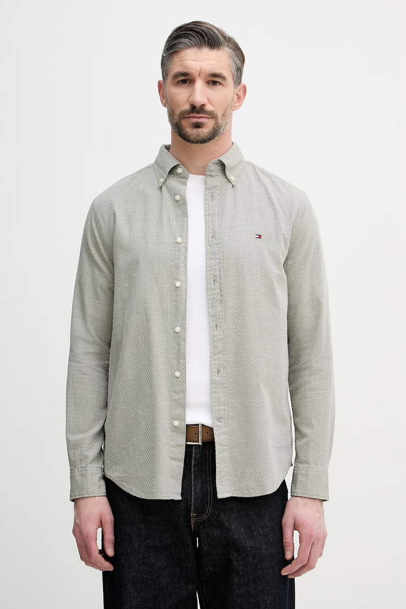 Tommy Hilfiger cămașă bărbătească din bumbac