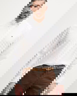 Tommy Hilfiger cămașă bărbați din bumbac