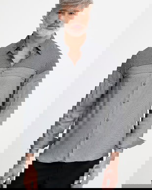 Armani Exchange Cămașă bărbătească din vâscoză