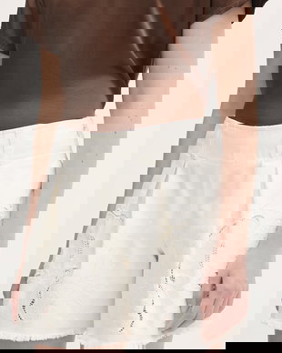 Luisa Spagnoli pantaloni scurți femei din denim Acile