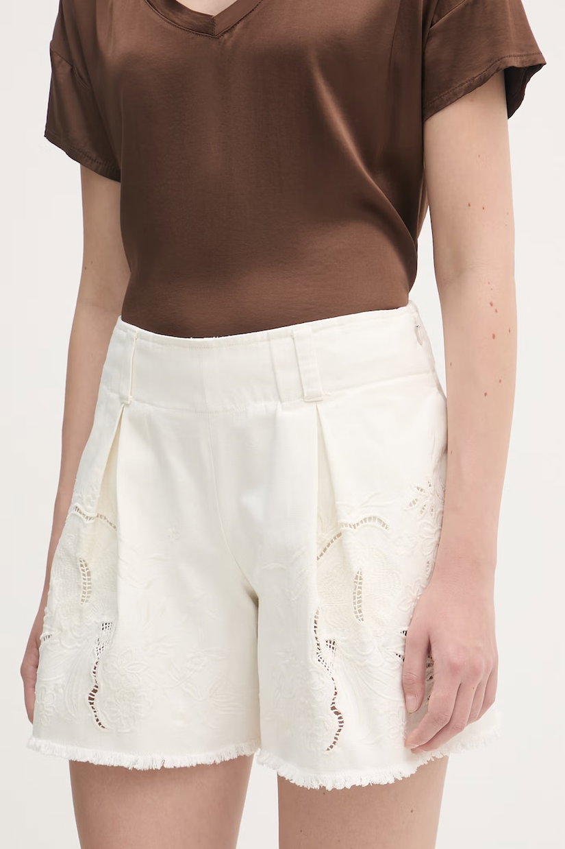 Luisa Spagnoli pantaloni scurți femei din denim Acile