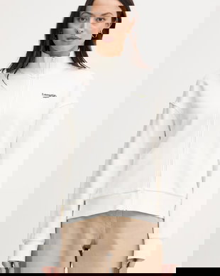 Lacoste hanorac cu fermoar de femei cu bumbac