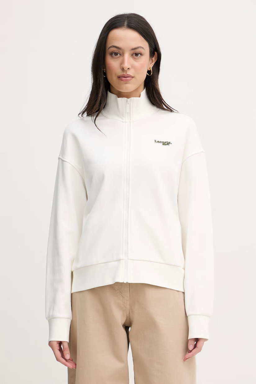 Lacoste hanorac cu fermoar de femei cu bumbac