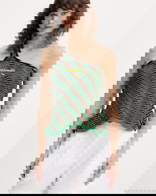 Puma bluză asimetrică pentru femei, cu vâscoză Ahluwalia