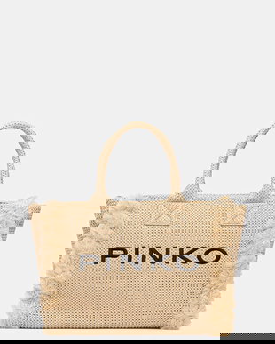 Pinko Geantă shopper de damă împletită