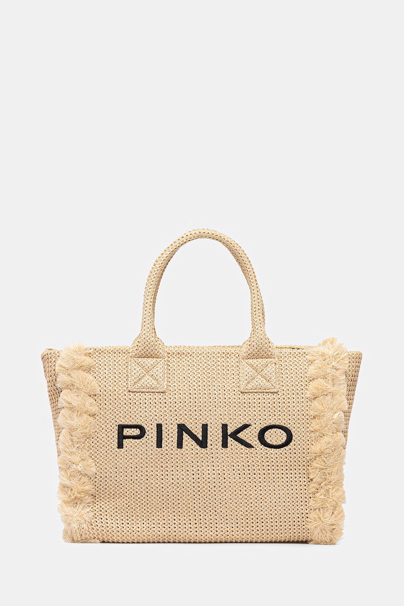 Pinko Geantă shopper de damă împletită