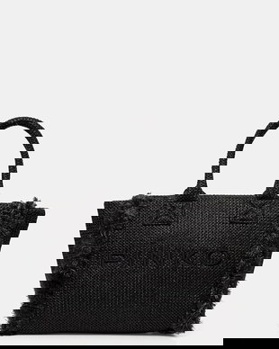 Pinko geantă shopper de damă împletită