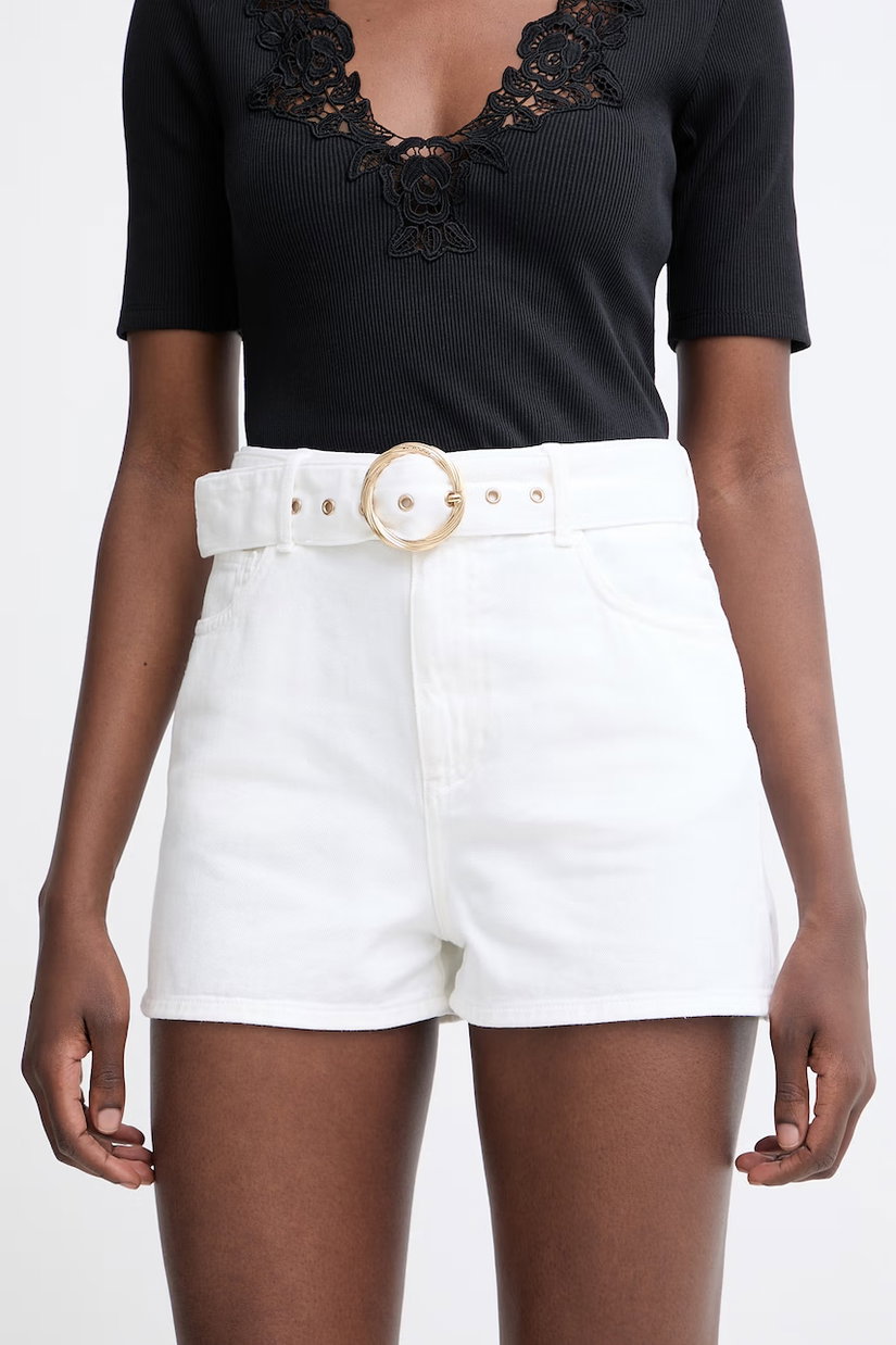 Twinset pantaloni scurți de damă din denim