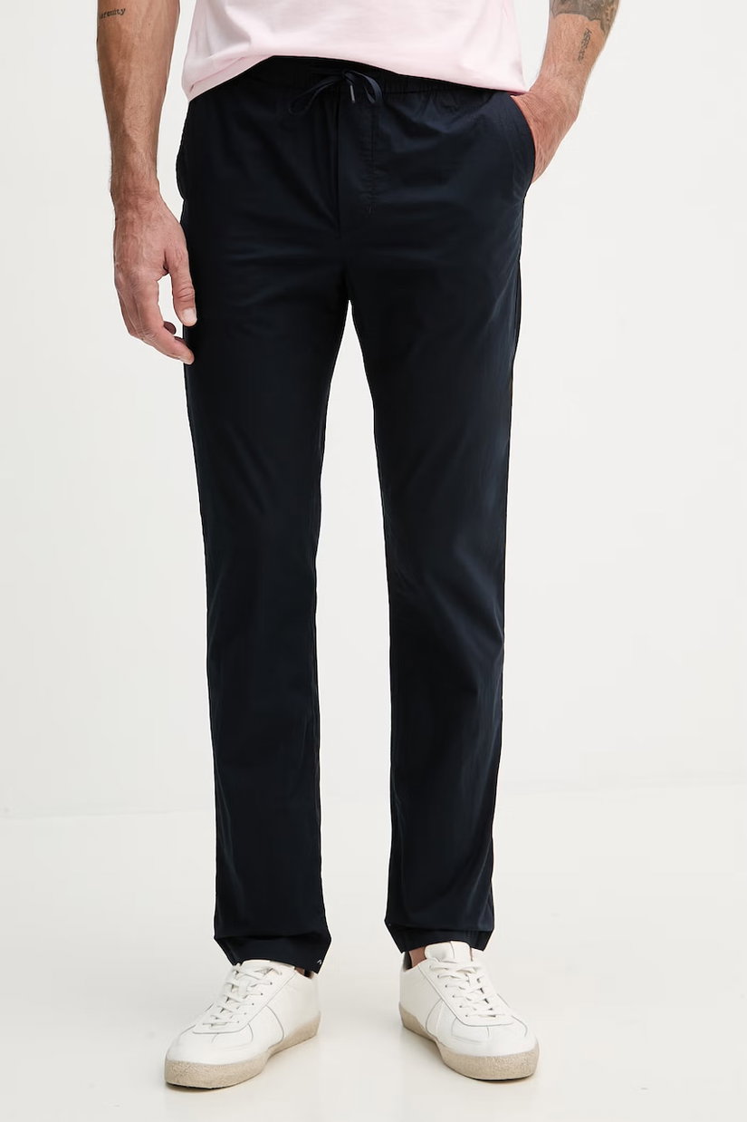 Tommy Hilfiger pantaloni pentru bărbați, cu bumbac
