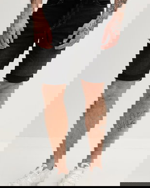 HUGO pantaloni scurți bărbătești din denim HUGO 634/S