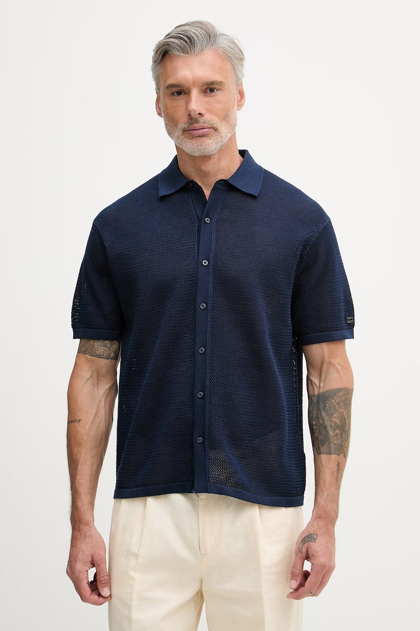 Tommy Hilfiger cămașă pentru bărbați, din bumbac NEW YORK