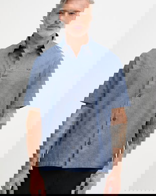 Armani Exchange Cămașă bărbătească din bumbac