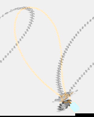 Lauren Ralph Lauren colier cu pandantiv de femei din metal POSEY