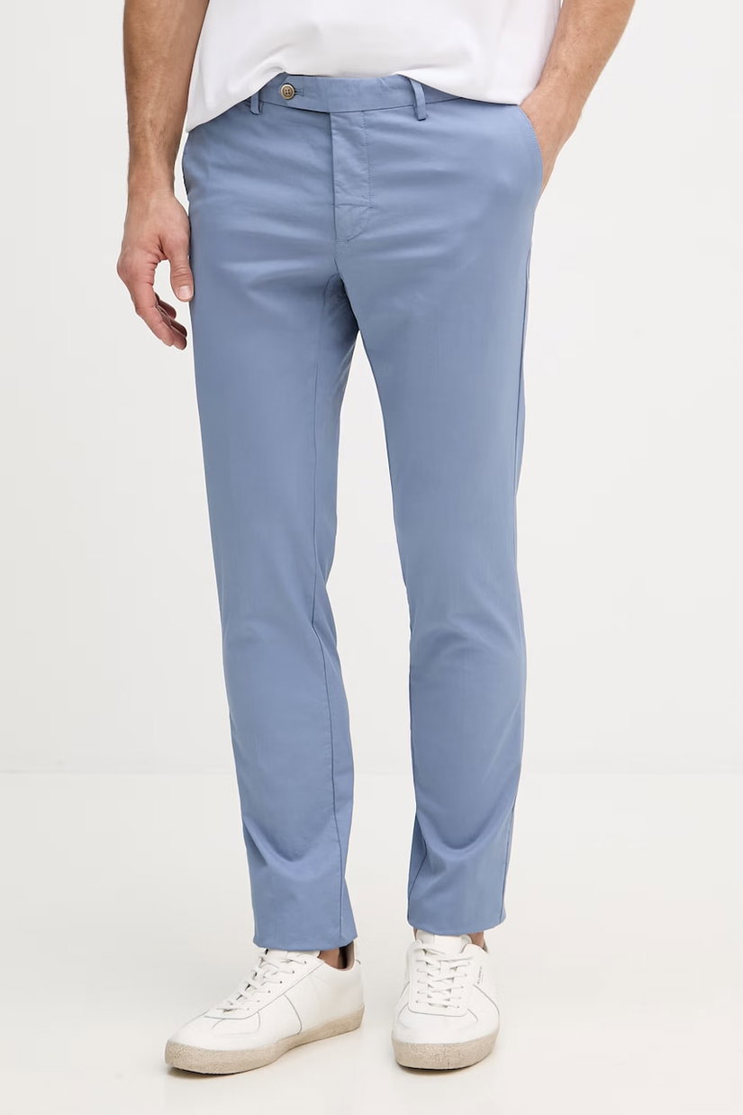 Hackett London pantaloni slim fit pentru bărbați, din bumbac cu elastan