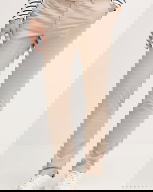 Hackett London pantaloni slim fit bărbați din bumbac cu elastan