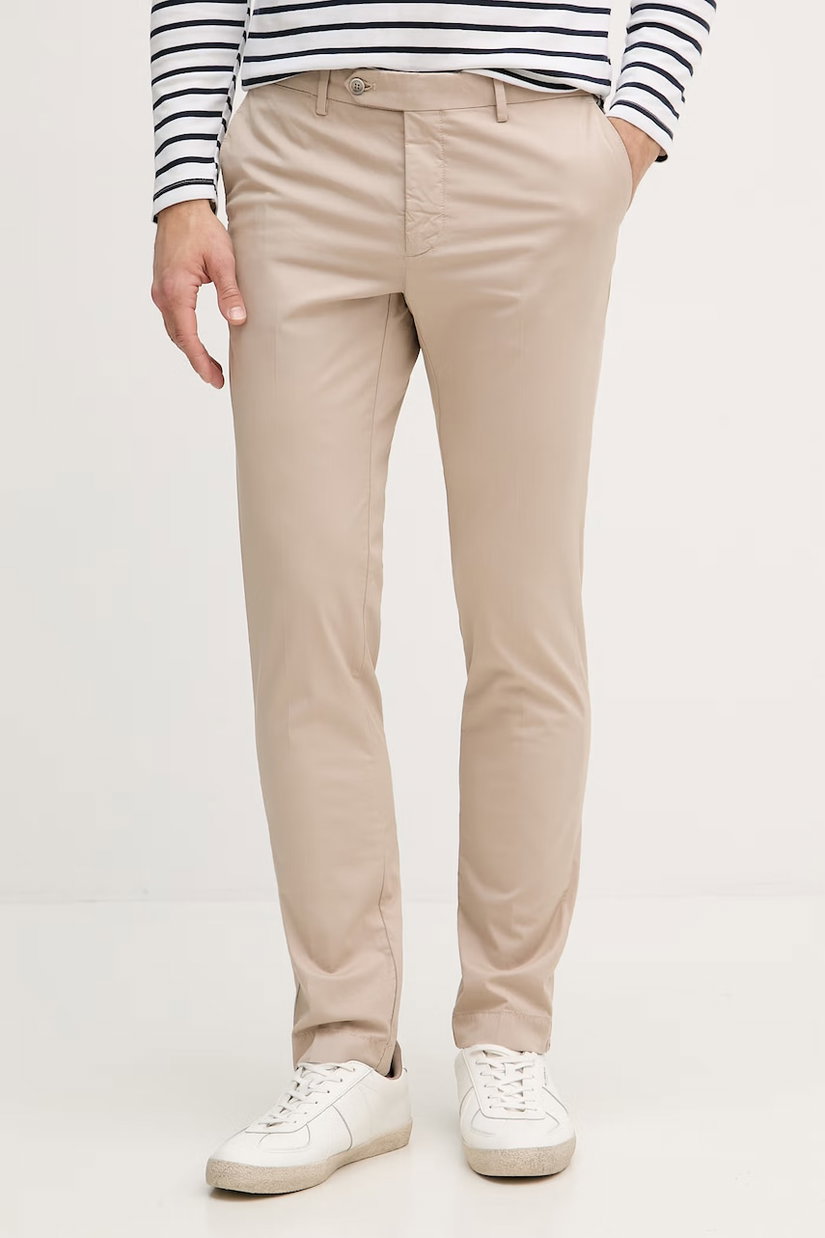 Hackett London pantaloni slim fit pentru bărbați, din bumbac cu elastan