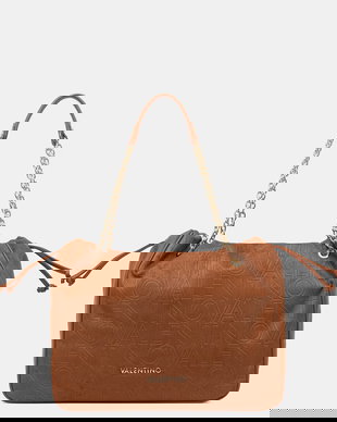 Valentino Bags geantă shopper de damă cu imitație de piele întoarsă MAXI