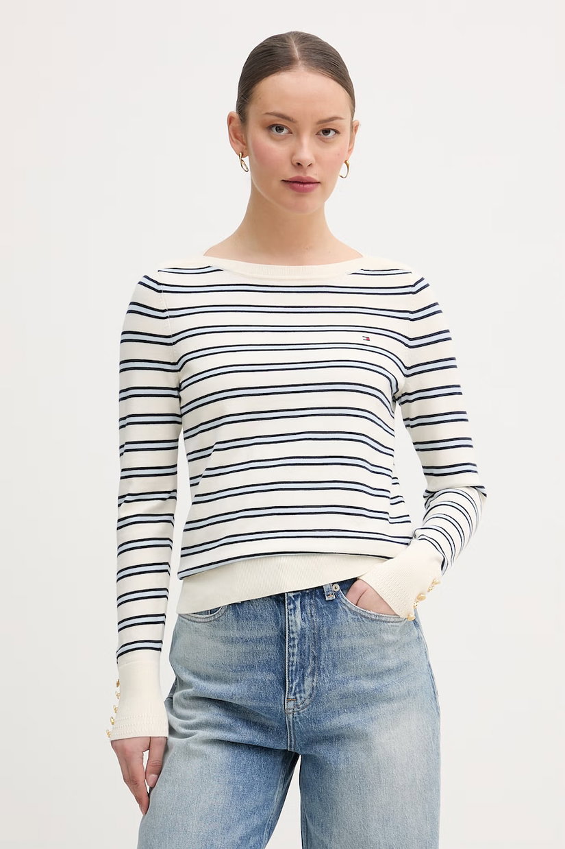 Tommy Hilfiger pulover de damă cu bumbac