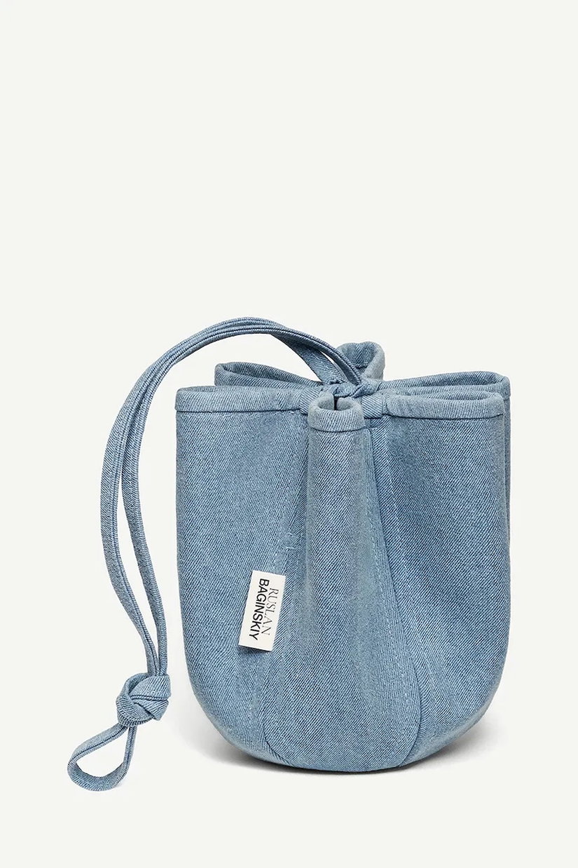 RUSLAN BAGINSKIY sac pentru femei, din denim Ruslan Baginskiy Denim HatBag