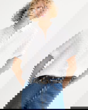 Marc O'Polo cămașă safari pentru femei, din in