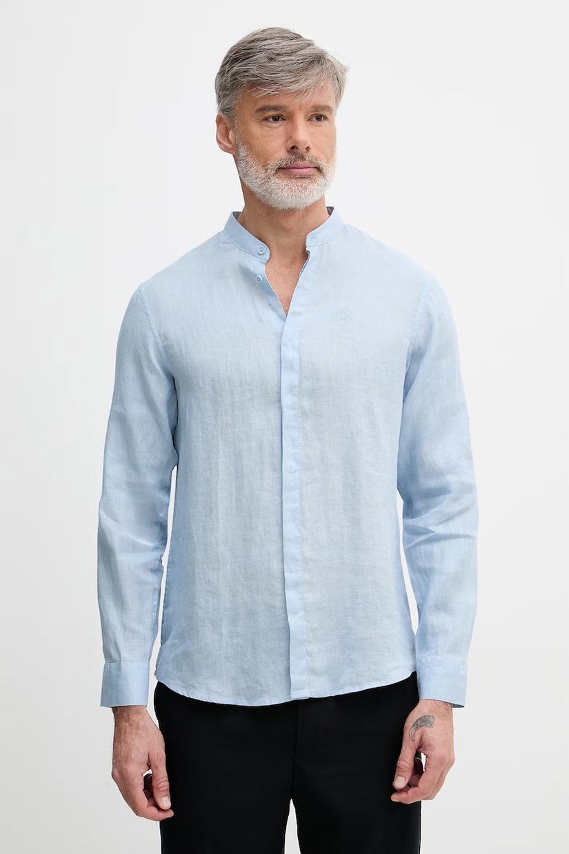 Armani Exchange Cămașă bărbați de in