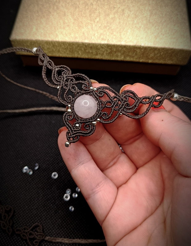 Colier Medieval Princess Micromacrame Cuart