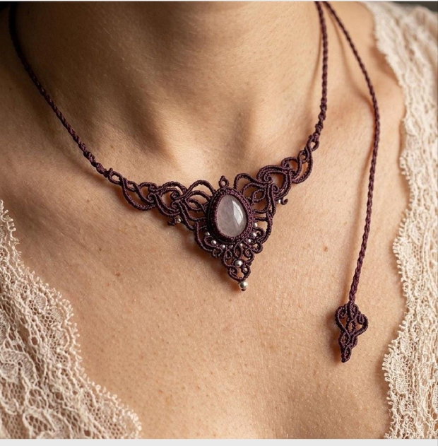 Choker Medieval Princess Micromacrame Cuart