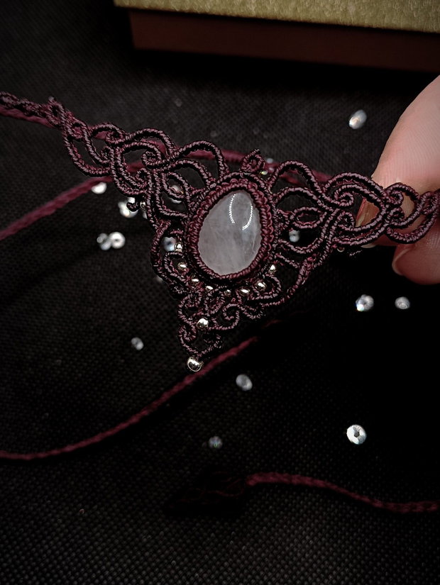 Choker Medieval Princess Micromacrame Cuart