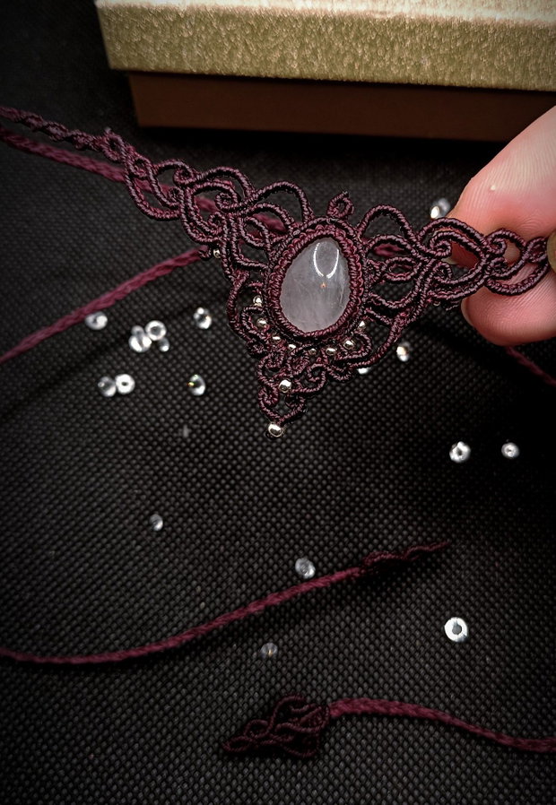 Choker Medieval Princess Micromacrame Cuart