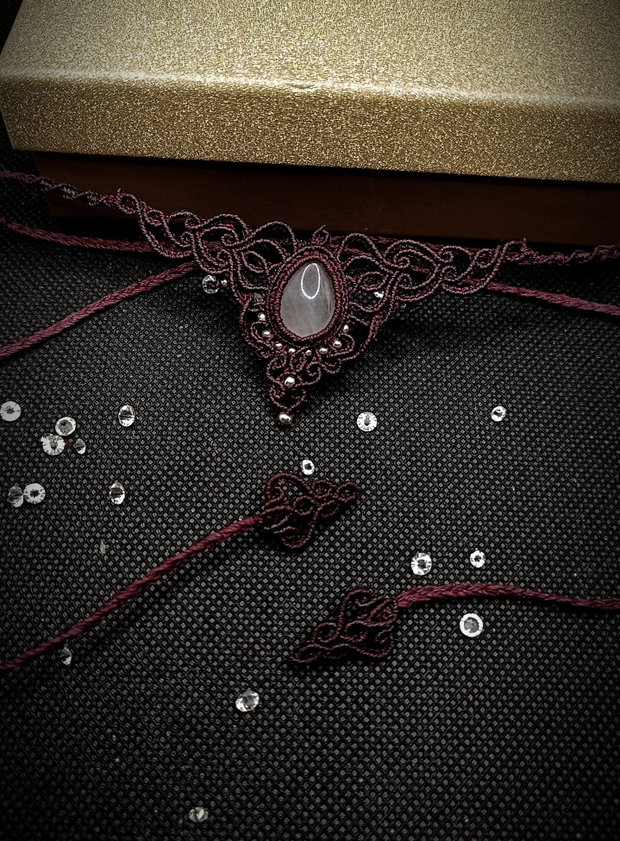 Choker Medieval Princess Micromacrame Cuart