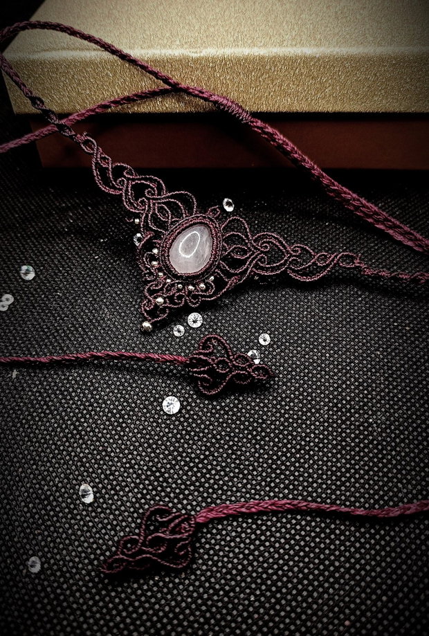 Choker Medieval Princess Micromacrame Cuart