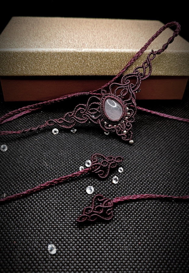 Choker Medieval Princess Micromacrame Cuart