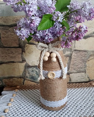 Vază decorativă sticlă