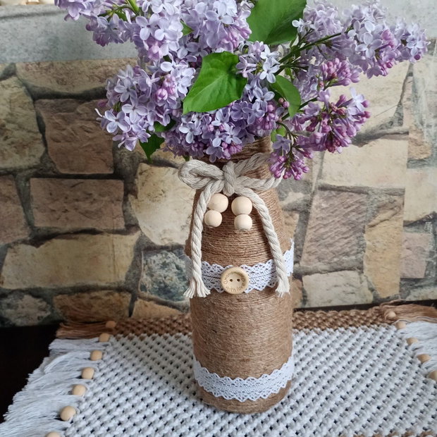 Vază decorativă sticlă