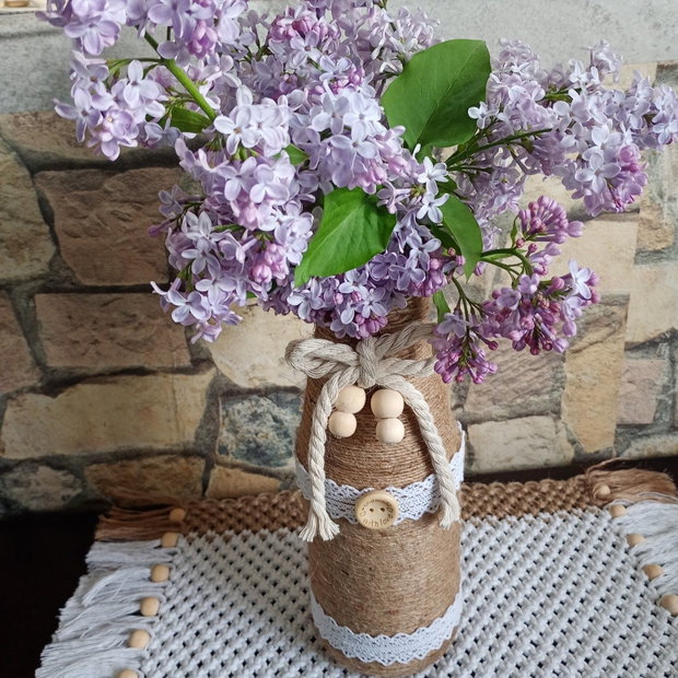 Vază decorativă sticlă