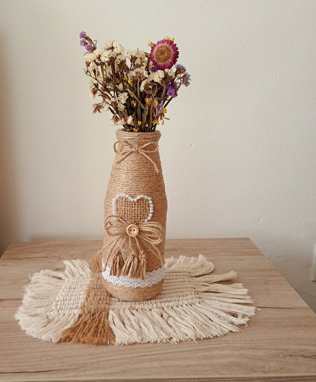 Vază decorativă sticlă