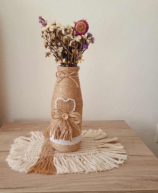 Vază decorativă sticlă