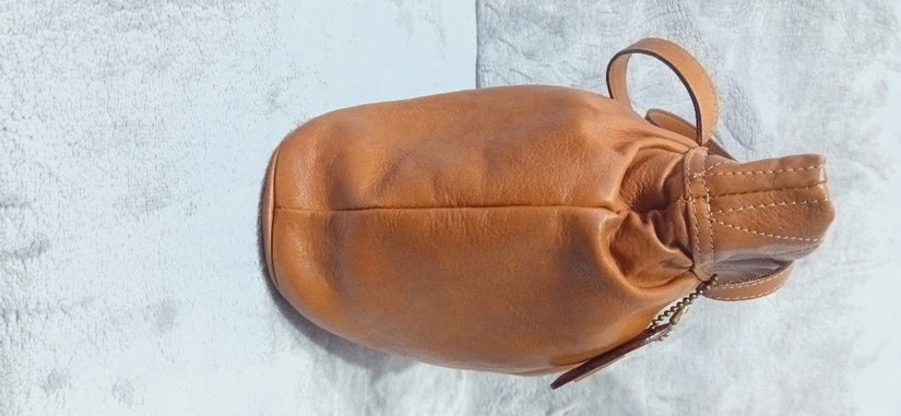 Geantă I Santi Milano,piele naturală maro coniac