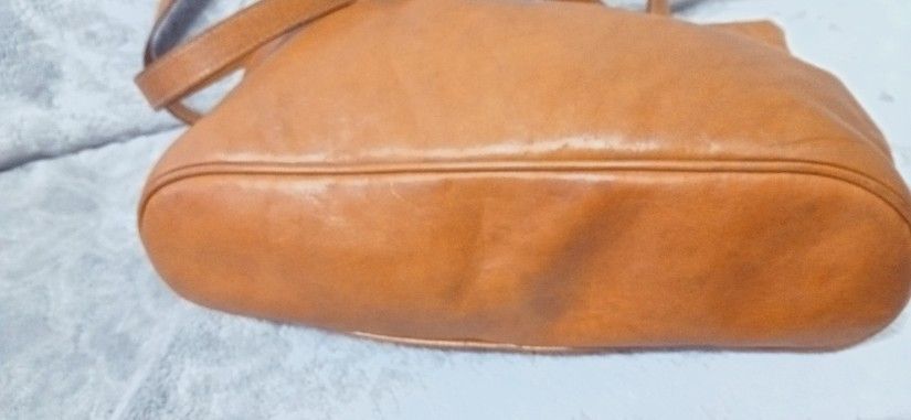 Geantă I Santi Milano,piele naturală maro coniac