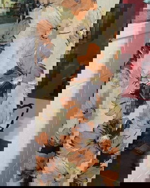 Rochie din in mărime 44-46