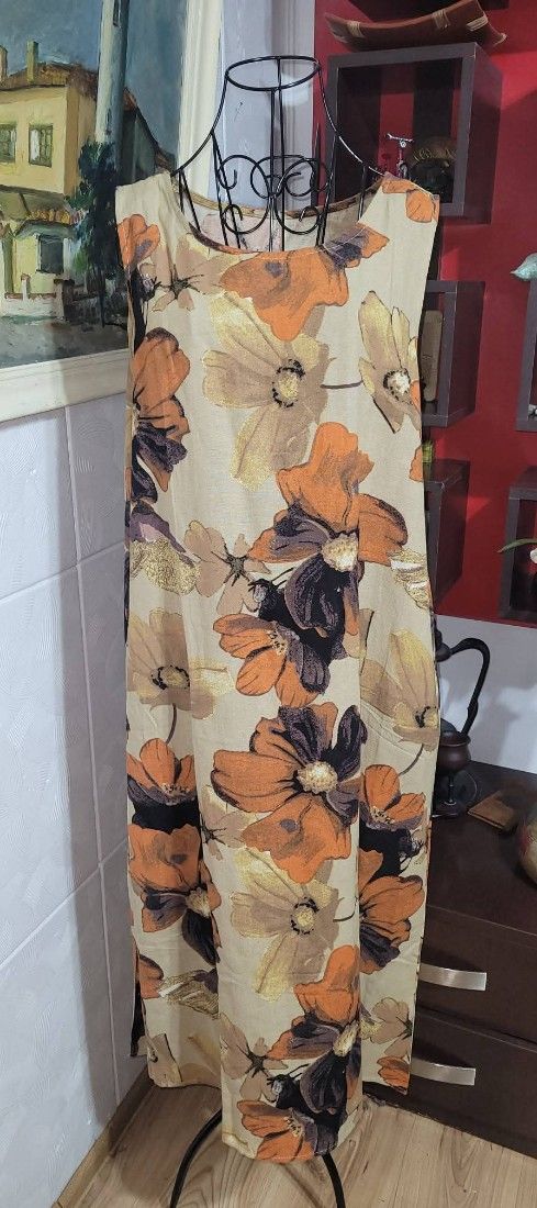 Rochie din in mărime 44-46