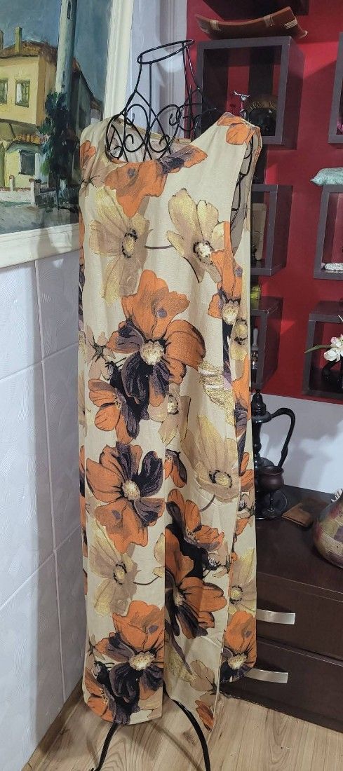 Rochie din in mărime 44-46