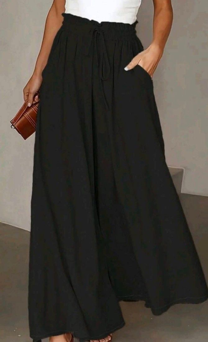 Pantalon model larg)evazat