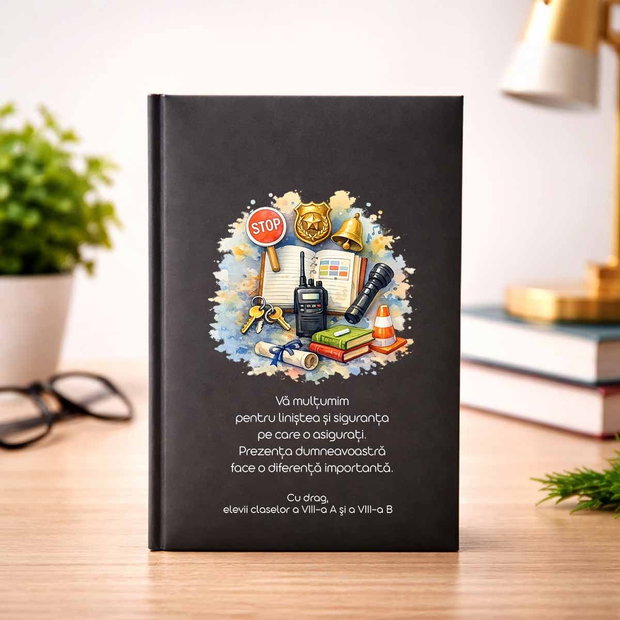 Agendă cadou pentru gardian cadou de apreciere personalizat