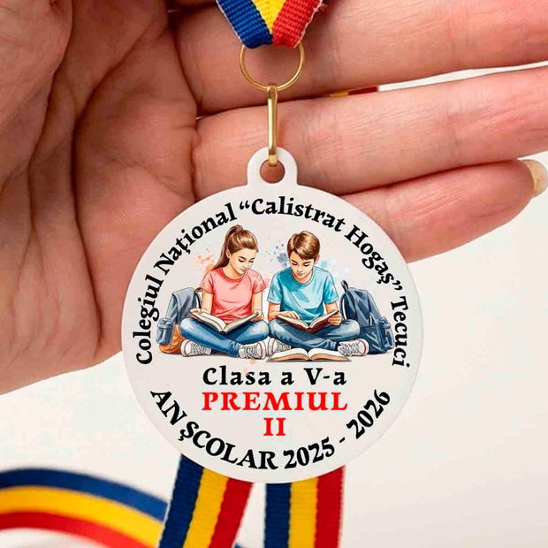 Medalie Personalizată pentru Elevi Cadou Special de Premiere