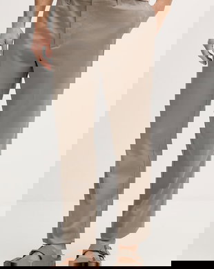 Emporio Armani pantaloni regular bărbați din bumbac cu elastan